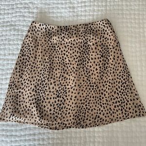 Princess Polly mini skirt in leopard print